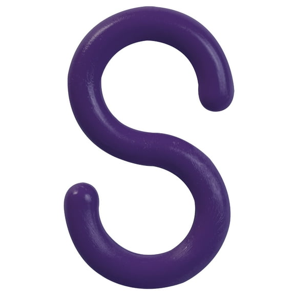 1 Inch Purple S-Hooks (10 Pk)