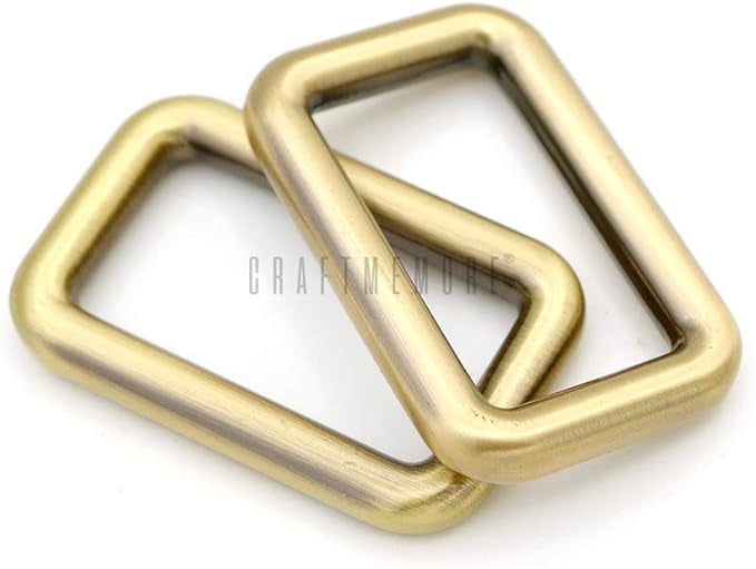 1 Inch Rectangle Rings Buckle Metal Round Rectangular Loop for Bag Belt ...