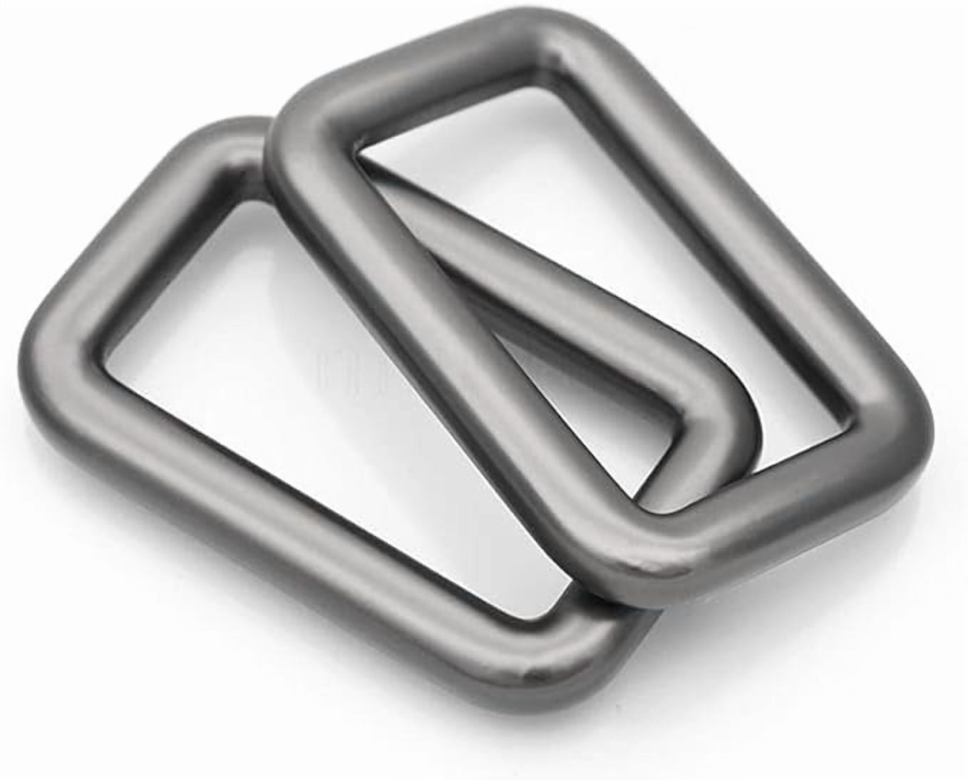 1 Inch Rectangle Rings Buckle Metal Round Rectangular Loop for Bag Belt ...