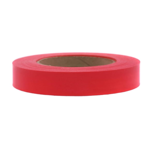 1 Inch Removable Adhesive Color Code Labeling Tape, 60 Yard Roll, Red
