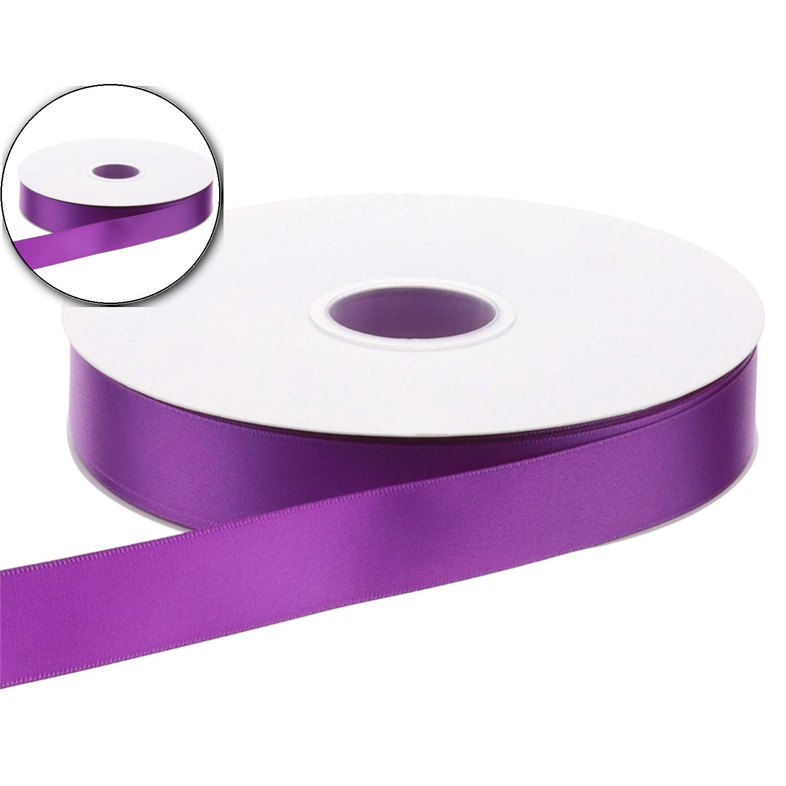 One Inch Ribbon Varigated 1 Inch Ribbon, 50 Yards Craft Polyester Satin Ribbon Perfect for Gift ...