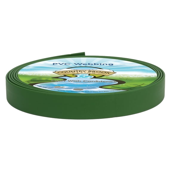 Country Brook Design® 1 Inch Sage PVC Webbing. 10 Yards