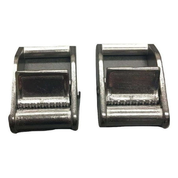 1 Inch Stainless Steel Cam Buckle Tie Down 2 PACK | 1CBSS