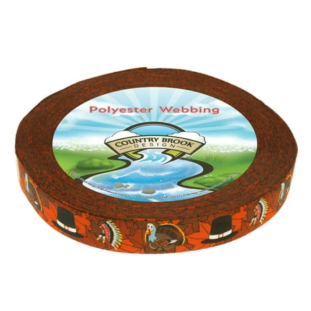 Country Brook Design® Thanksgiving Tradition Lite Tape (1 Inch, 10 Yards)