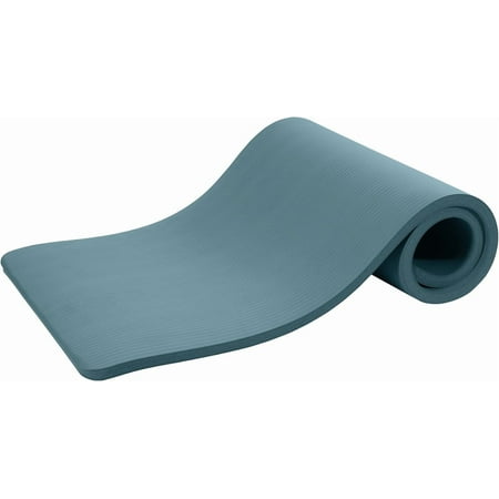 MY 1-Inch Thick High-Density Exercise Yoga Mat, Non-Slip Workout Mat with Carry Strap for Men & Women, Ideal for Pilates, Stretching & Floor Exercises at Home or Gym, Multiple Color