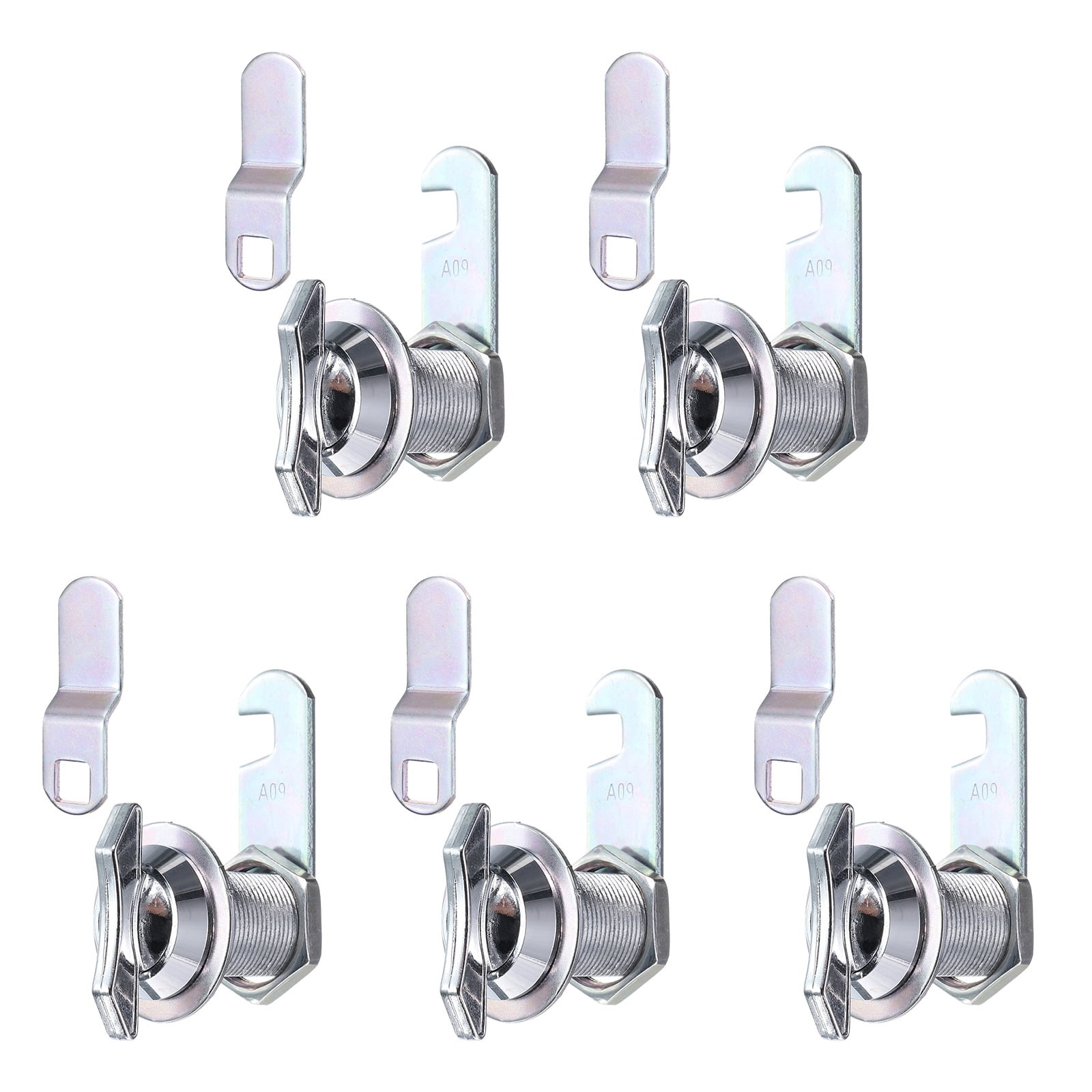 1 Inch Thumb Operated Cabinet Locks Keyless Non-Locking RV Cam Lock 5 Pcs