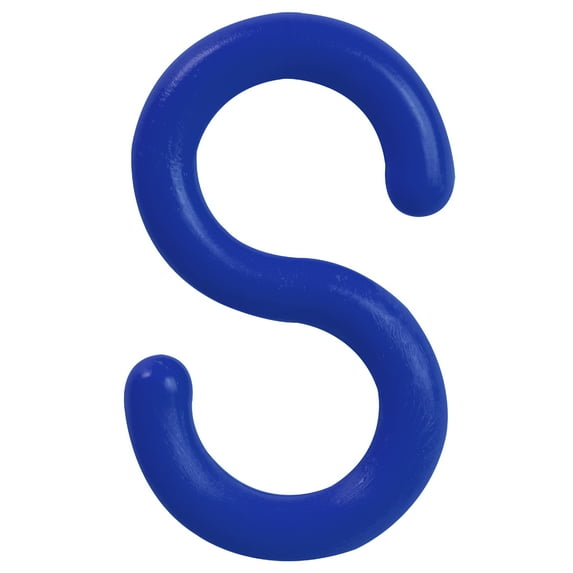 1 Inch Traffic Blue S-Hooks (10 Pk)