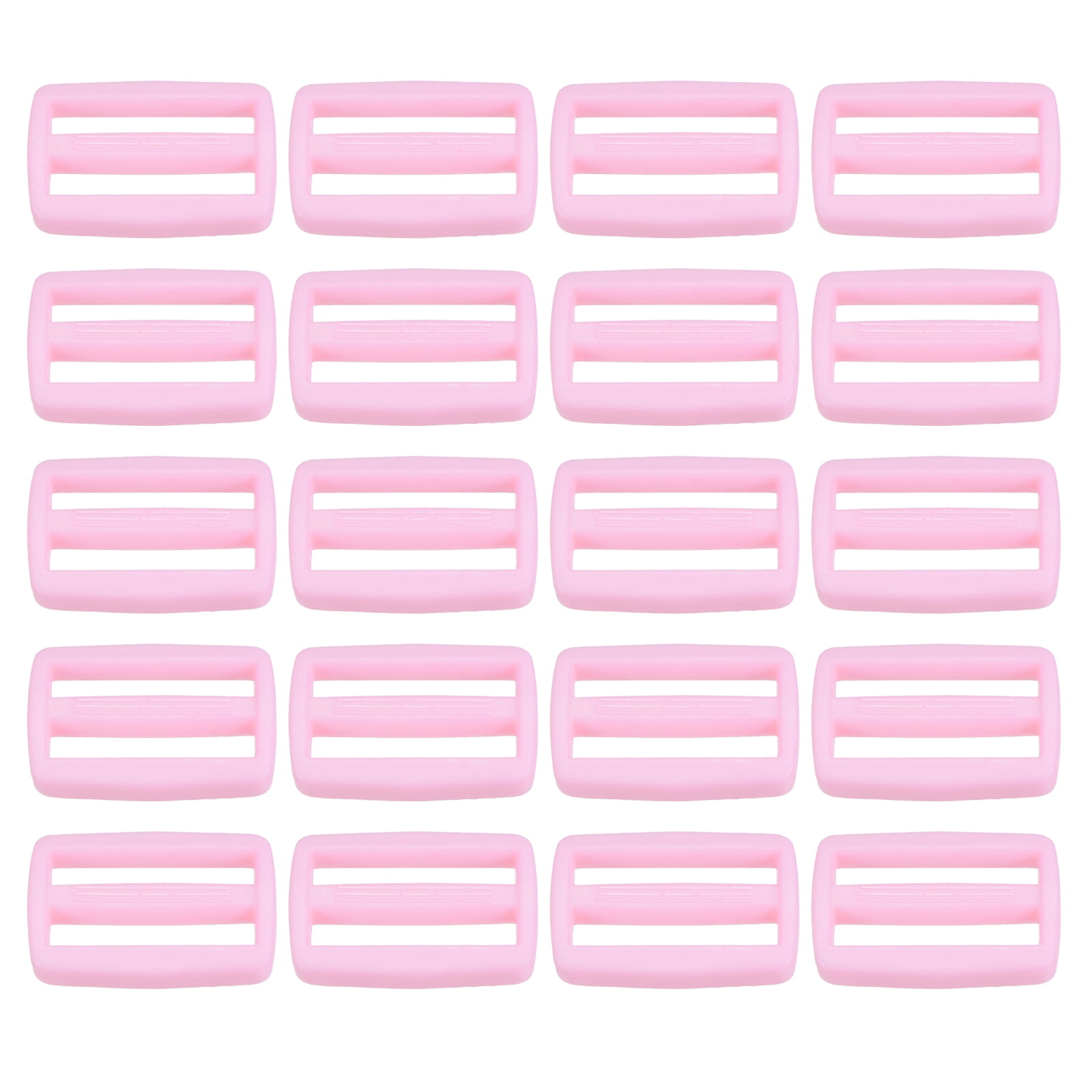 1 Inch Tri-Glide Slide Buckles Webbing Strap Fastener, Light Purple, 50 ...