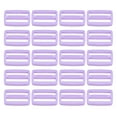 thumbnail image 1 of 1 Inch Tri-Glide Slide Buckles Webbing Strap Fastener, Light Violet, 50 Pack, 1 of 5