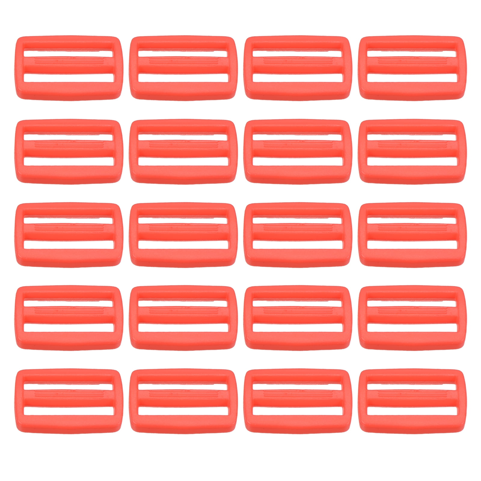 1 Inch Tri-Glide Slide Buckles Webbing Strap Fastener, Watermelon Red ...