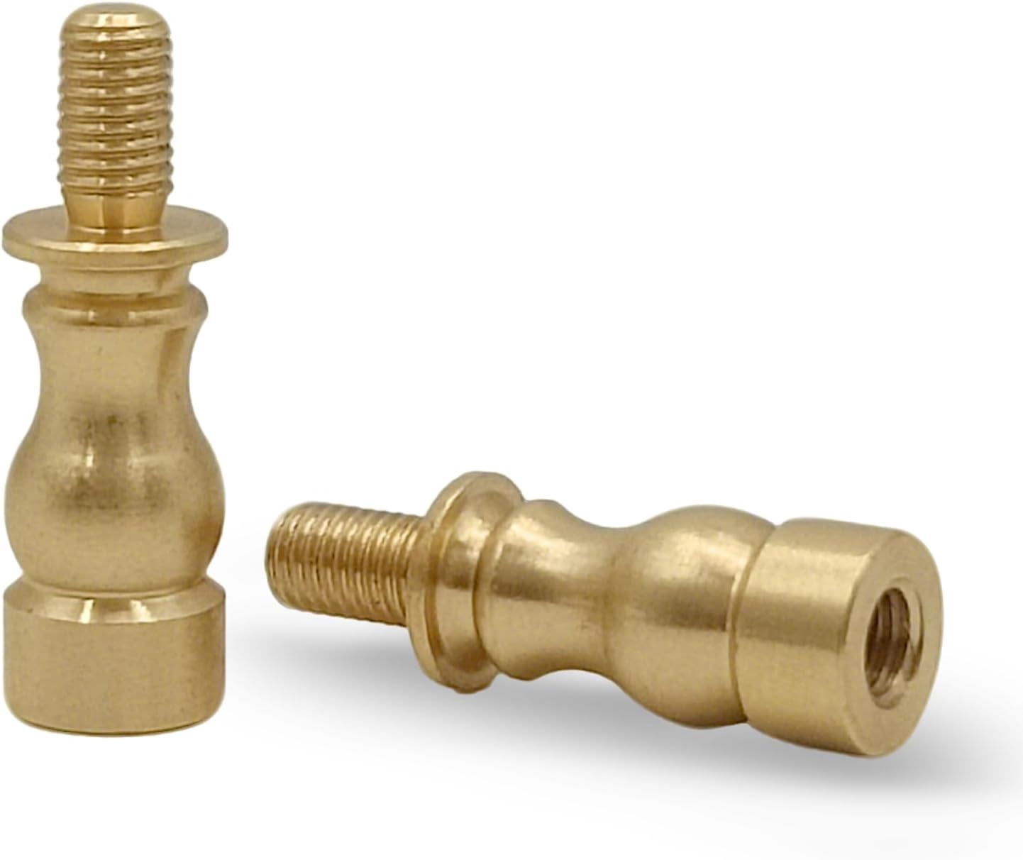 1 Inch Turned Brass Lamp Shade Risers,Lamp Shade Extender for Washer ...