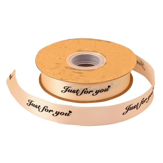 1 Inch Wide Satin Ribbons Roll 100 Yards Just for You Ribbon for Wedding Birthday Valentine's Day Floral Decor