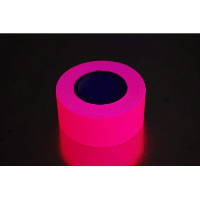 1 Inch X 6 Yards UV Blacklight Reactive Fluorescent Gaffer Tape