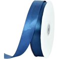 thumbnail image 1 of 1 Inch x 100yds Navy Deep Blue Satin Ribbon, Thin Solid Color Satin Ribbon for Gift Wrapping, Crafts, Hair Bows Making, Wedding Party Decoration, Invitation Cards, Floral Bouquets, 1 of 6