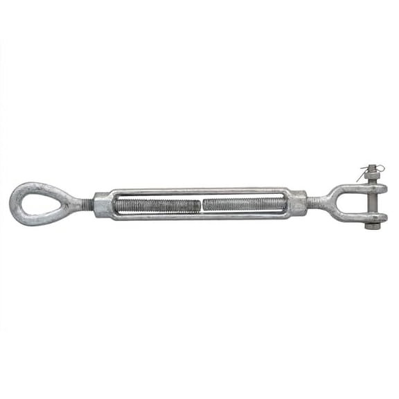 1 Inch x 18 Inch Jaw and Eye Galvanized Turnbuckle, Working Load Limit 10,000 Pounds, Uses: Tower, Suspension, Mining, Rigging, Tensioning$$Tools & Hardware Other