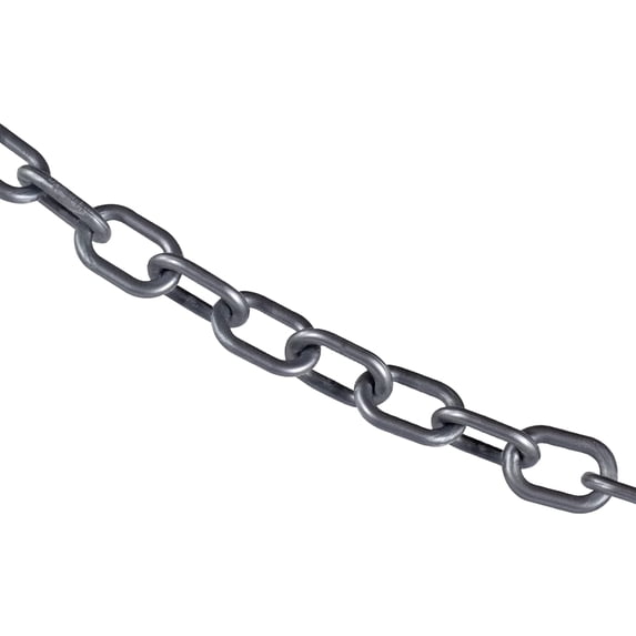 1 Inch x 25 Feet Silver Plastic Safety Chain