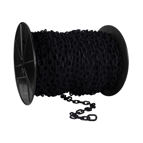 1 Inch x 250 Feet Plastic Safety Chain Safety Chain Reel