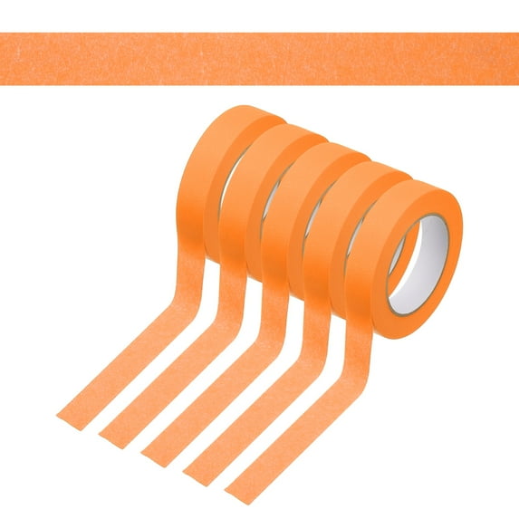 1 Inch x 275 Yards Painters Tape, Adhesive Masking Tape Paint Tapes for Wall Painting DIY Artist Craft Arts Decoration Labeling, Orange
