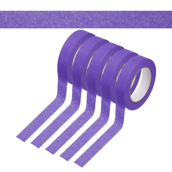 1 Inch x 275 Yards Painters Tape, Adhesive Masking Tape Paint Tapes for Wall Painting DIY Artist Craft Arts Decoration Labeling, Purple