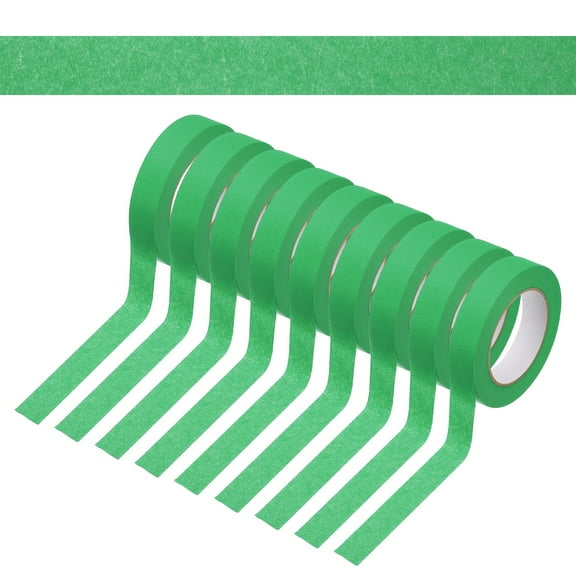 1 Inch x 495 Yards Painters Tape, Adhesive Masking Tape Paint Tapes for Wall Painting DIY Artist Craft Arts Decoration Labeling, Green