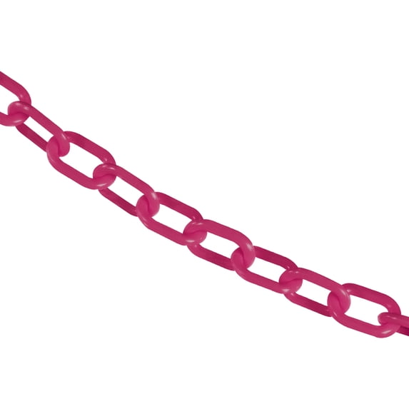 1 Inch x 50 Feet Safety Pink Plastic Safety Chain