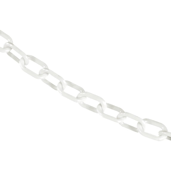 1 Inch x 500 Feet White Plastic Safety Chain