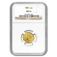 thumbnail image 1 of $1 Indian Head Gold Dollar Type 2 MS-61 NGC/PCGS, 1 of 3