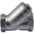 thumbnail image 1 of 1" Inline Y Filter Fitting 200 Micron 80 Mesh 304 Stainless Steel Strainer, 1 of 4