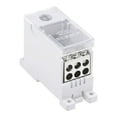 thumbnail image 1 of 1 Input 6 Output DIN Rail Terminal Block Connectors, Distribution Block, 1 of 5