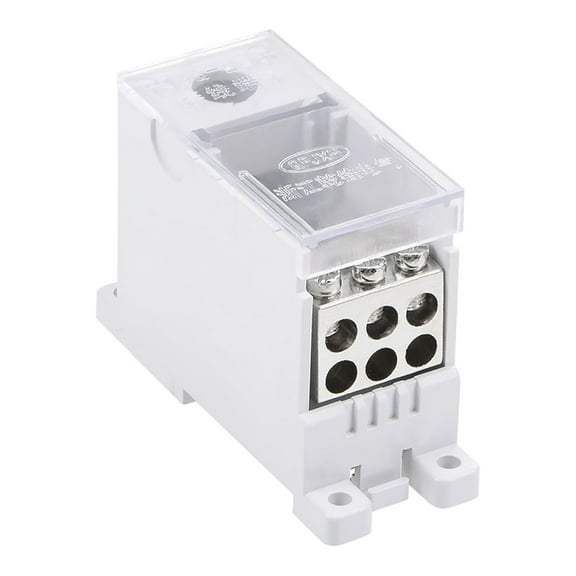 1 Input 6 Output DIN Rail Terminal Block Connectors, Distribution Block