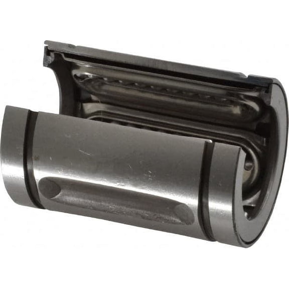 Thomson Industries 1" Inside Diam, 350 Lbs. Dynamic Capacity, Open Linear Bearing