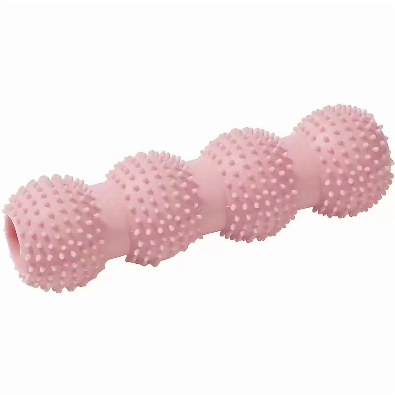 1 Interactive Treasure Dog Toy with Treats - Soft, wear-resistant chew toy for puppies, blue rubber teething toy for all breeds, promotes mental development and exercise