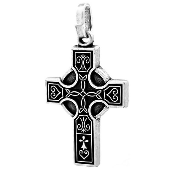 1" Irish Celtic Cross Pendant
