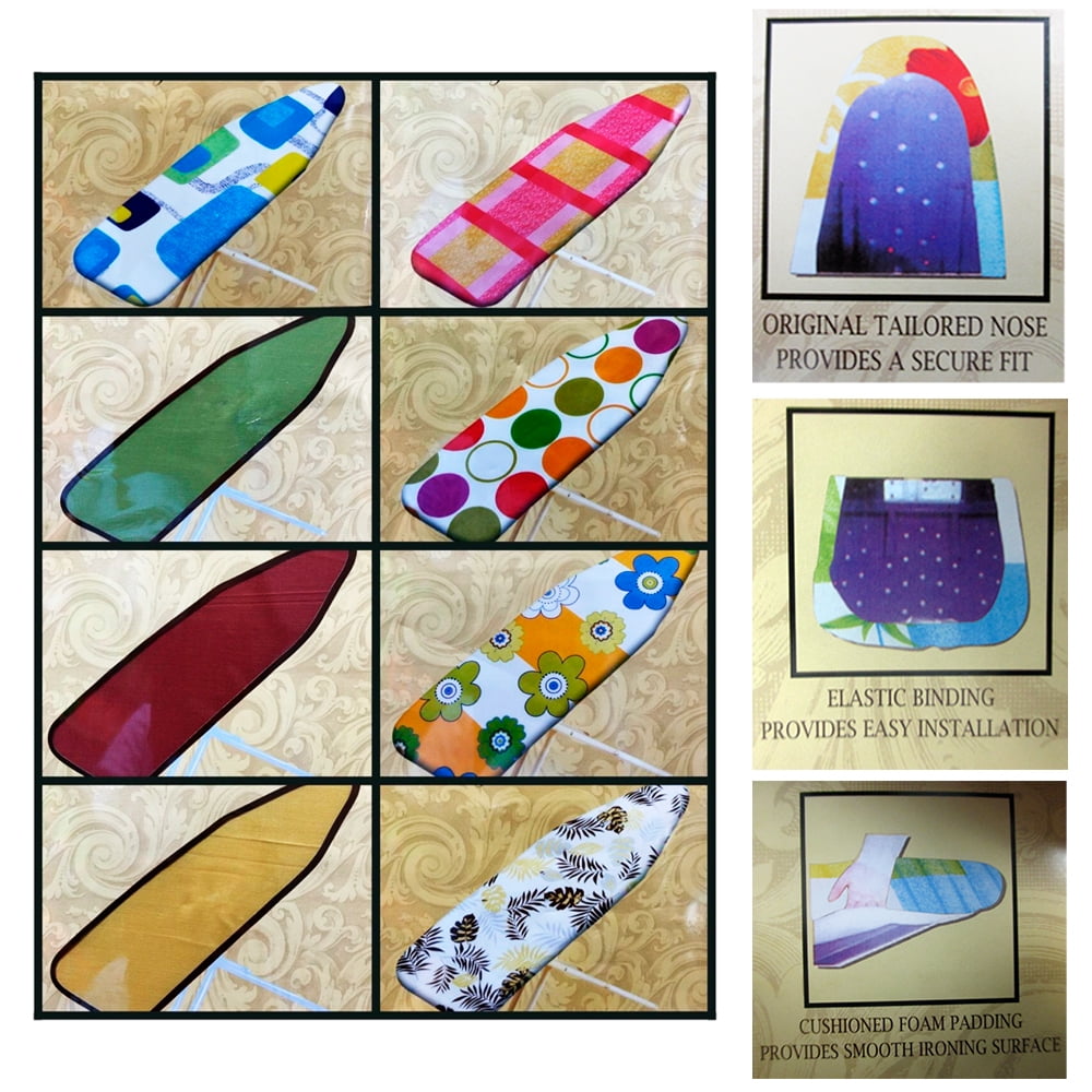 1 Ironing Board Cover Foam Cushioned Pad Scorch Heat Resistant 54" Iron