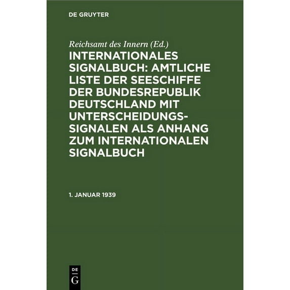 1. Januar 1939 (Hardcover)