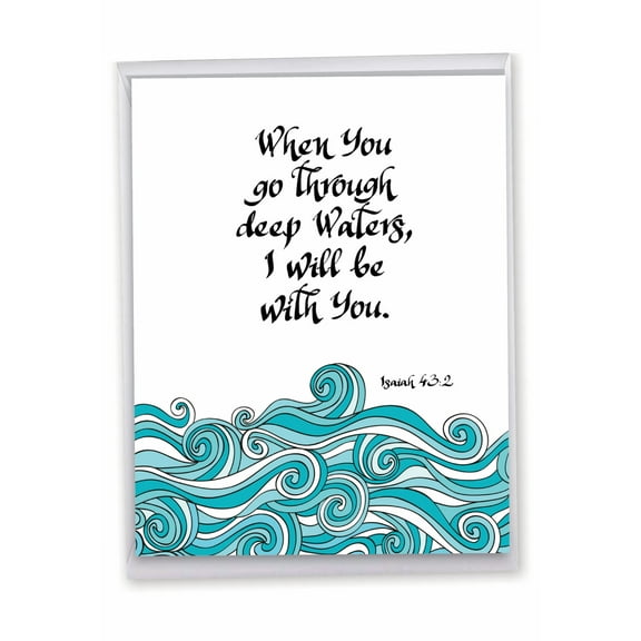 1 Jumbo All Occasion Blank Greeting Card (8.5 x 11 Inch) - Holy Sentiments All Occasion J2380BOCB