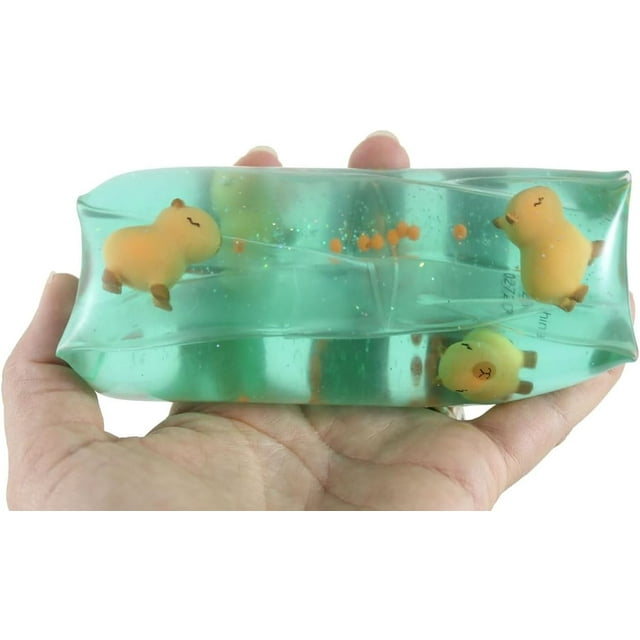 1 Jumbo Capybara Animal Water Filled Tube Snake Stress Toy - Squishy ...