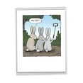 thumbnail image 1 of 1 Jumbo Funny Birthday Greeting Card (8.5 x 11 Inch) - Bunny Selfies Birthday J2750BDG, 1 of 6