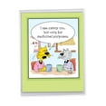 thumbnail image 1 of 1 Jumbo Funny Get Well Card with Envelope (8.5 x 11 Inch) - Medicinal Catnip Feel Better Card J5092, 1 of 6