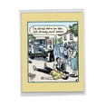 thumbnail image 1 of 1 Jumbo Funny Get Well Soon Greeting Card (8.5 x 11 Inch) - Late Ambulance Feel Better Card J2591GWG, 1 of 7