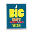 thumbnail image 1 of 1 Jumbo Funny Happy Father's Day Greeting Card (8.5 x 11 Inch) - Big Dads Day Wish J3456FDG, 1 of 6