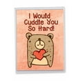 thumbnail image 1 of 1 Jumbo Funny Valentine's Day Greeting Card (8.5 x 11 Inch) - Cuddle You So Hard Valentines Day Card J2197, 1 of 6