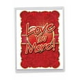 thumbnail image 1 of 1 Jumbo Funny Valentine's Day Greeting Card (8.5 x 11 Inch) - Love You More Valentines Day Card J2133, 1 of 6