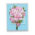 thumbnail image 1 of 1 Jumbo Thank You Graduation Greeting Card (8.5 x 11 Inch) - Flowers for Teacher Teacher Thank You J3532TTG, 1 of 6