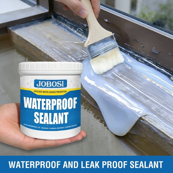 1 KG/32OZ Liquid Rubber Waterproof Sealant Black, Roof Sealant Waterproof DIY Leak Repair Coating for Flat, Metal & Low Slope Roofs, Foundations, Gutters & More – Flexible Protective Membrane