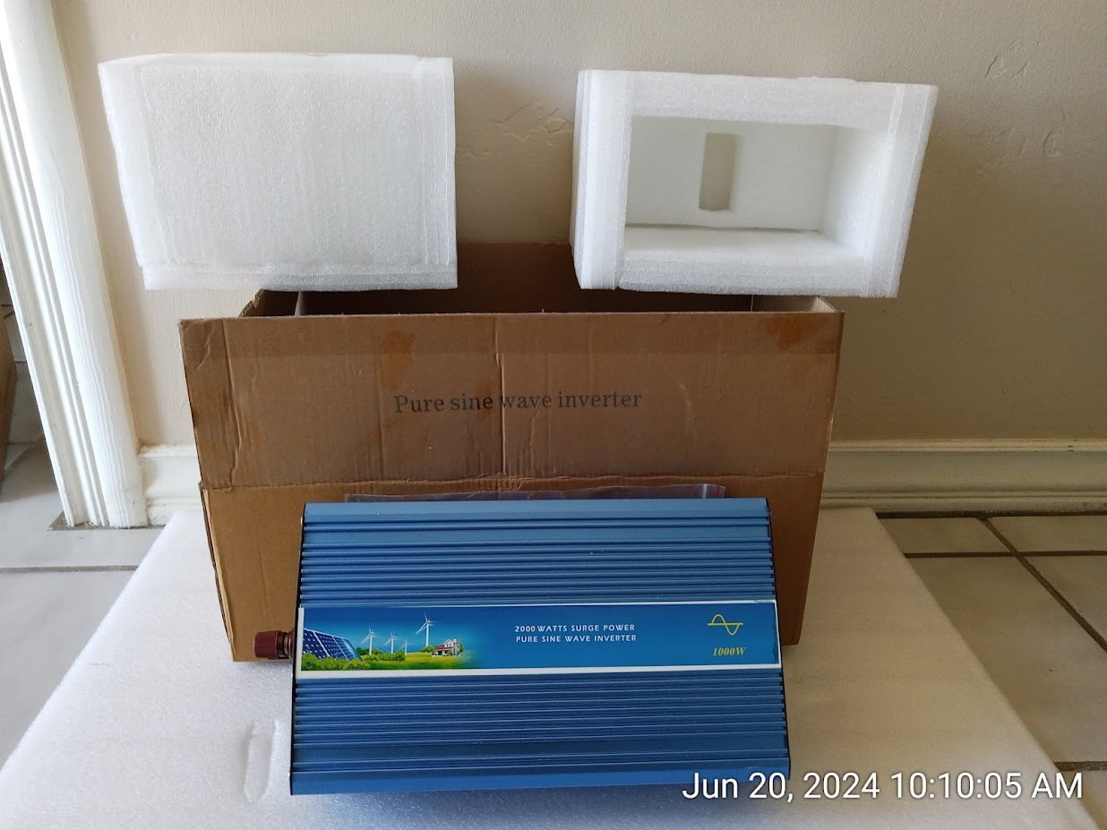 1 KW offgrid Pure Sine Wave inverter, with surge power at 2KW