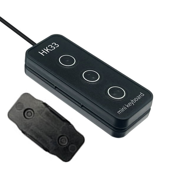 1 Key/3 Keys USB Connection Keyboard Keypad with Braille Design for Working Gaming USB Macro Programming Key Keypad