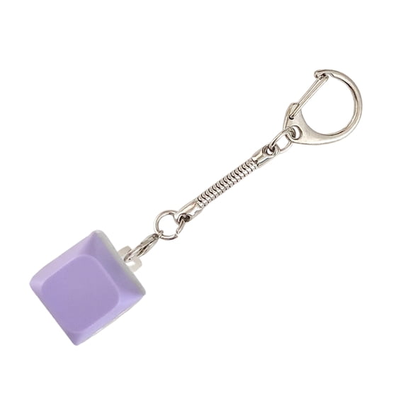 1-Key Mechanical Keycap Tester Keychain With LED Lighting For Stress Reduction And Relaxation For Home Or Office