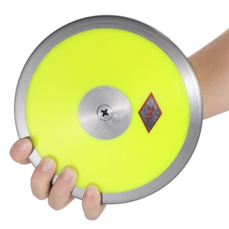 1.0 Kg Sports Discus, Nylon Discus with Steel Rim and Center, 2.2 Lbs Practice Discus, Training Disc for Men and Women, Outdoor Throwing Disc for Beginners and Professionals