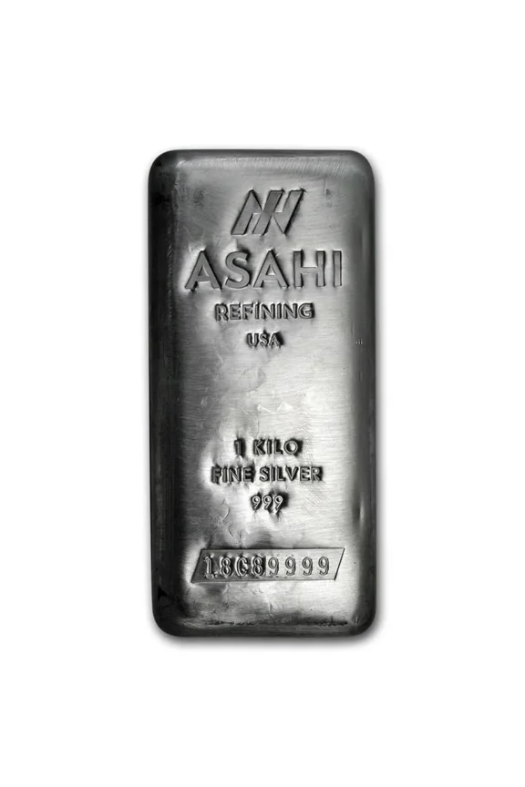 1 Kilo Asahi Silver Bar .999 Fine